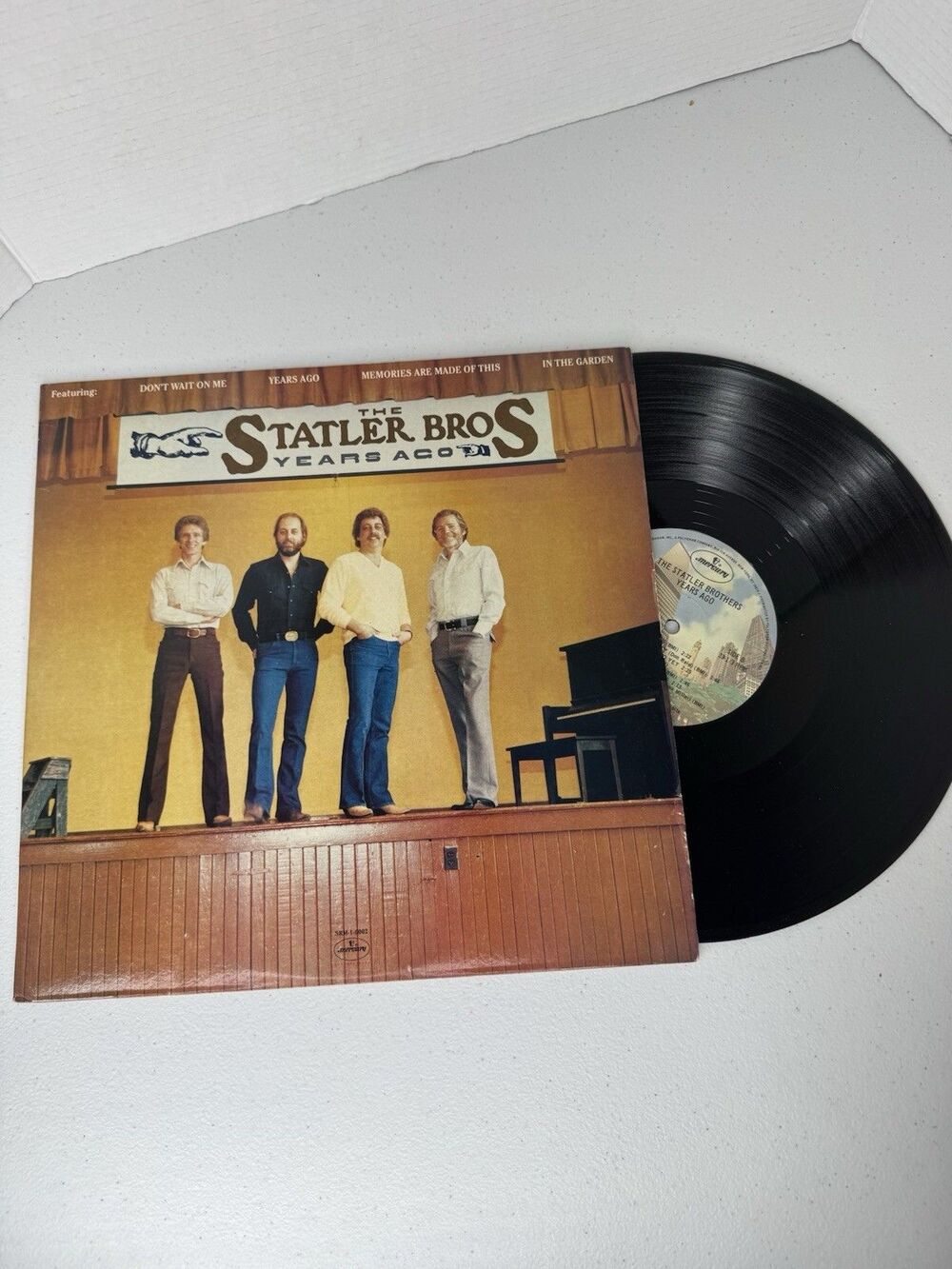 THE STATLER BROS Years Ago COUNTRY Vinyl LP 1981 Record 12" Brothers